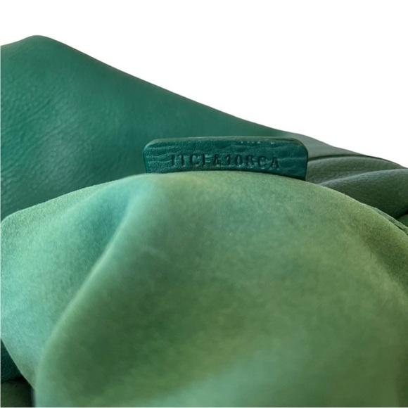 Burberry Nappa Leather Bottle Green Little Duffle Men's Drawstring Backpack Bag - Picture 6 of 16